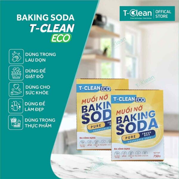 Baking Soda T-Clean Eco Hộp 750g