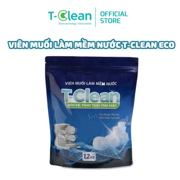 Muối rửa bát T-Clean - muối rửa chén t-clean túi 1,2kg