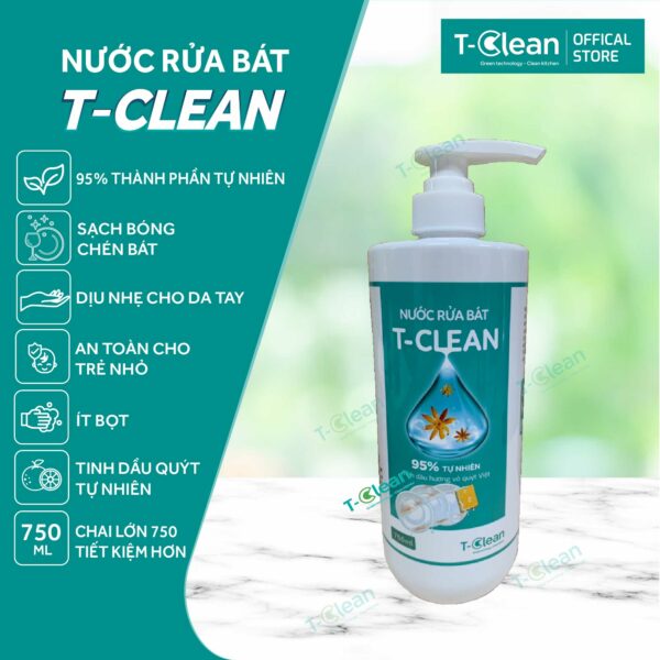 Nước Rửa Bát T-Clean Siêu Sạch