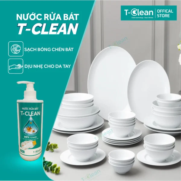 Nước Rửa Bát T-Clean Siêu Sạch